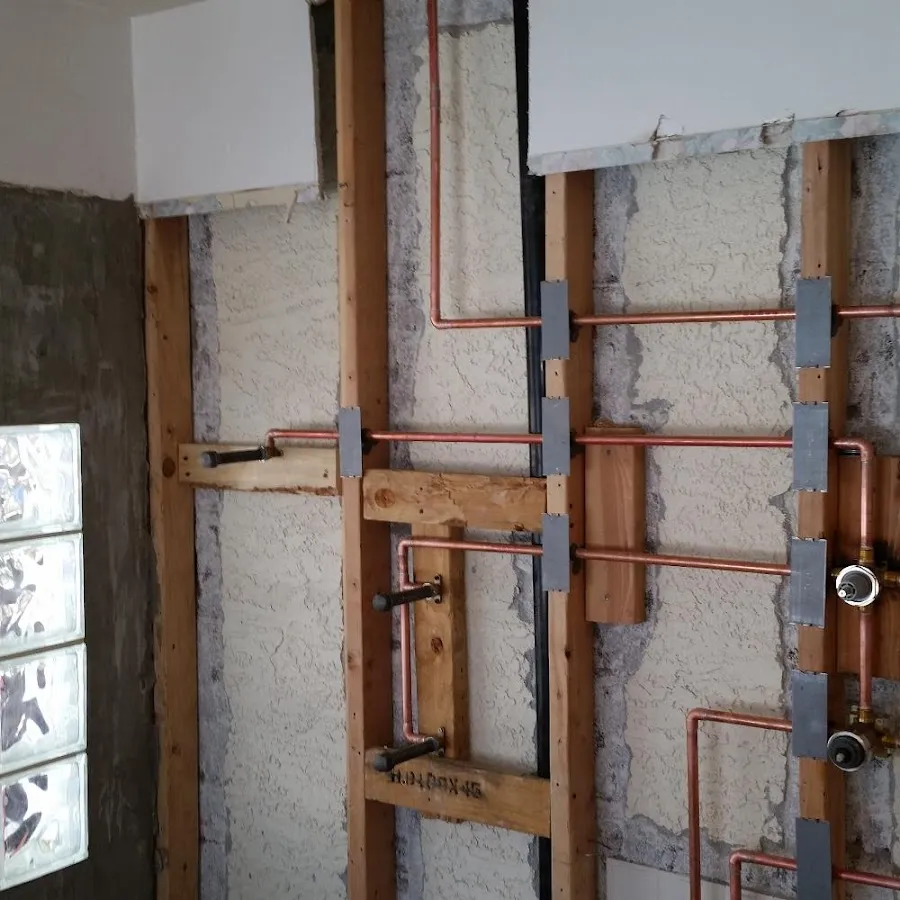 Copper pipe installation for Burst Pipe Repair in Burlington